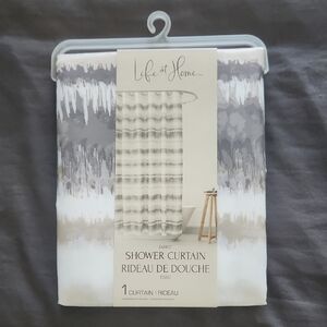 Life at Home fabric shower curtain